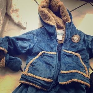 Kids snow outfit velours